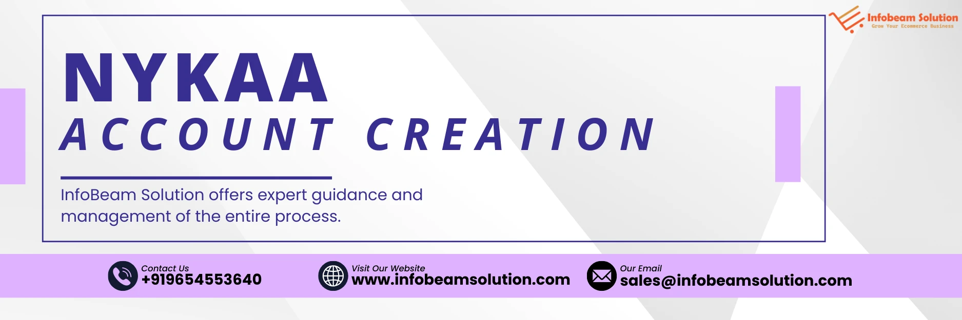 Nykaa Account Creation by Infobeam Solution