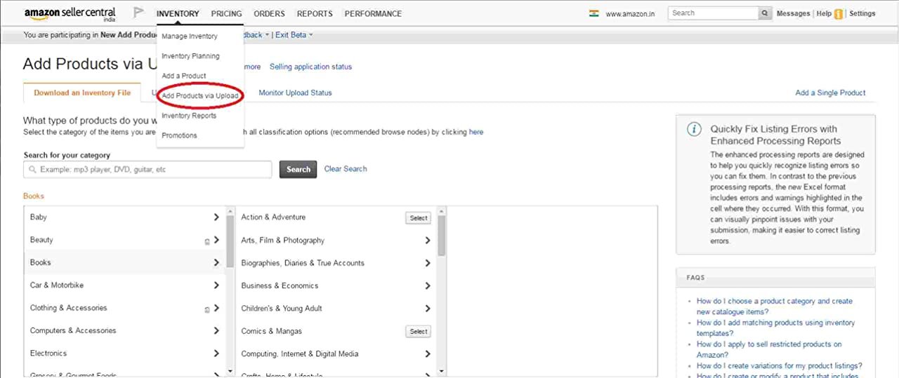 Bulk Listing, Infobeam Solution