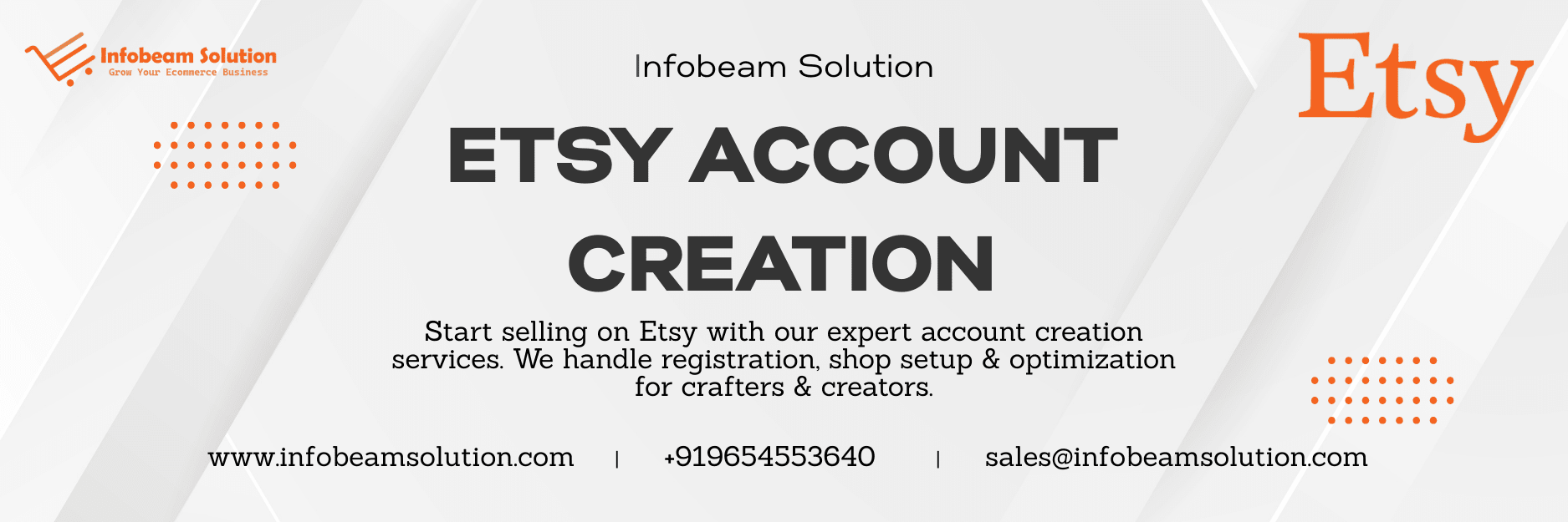 Etsy Account Creation by Infobeam Solution
