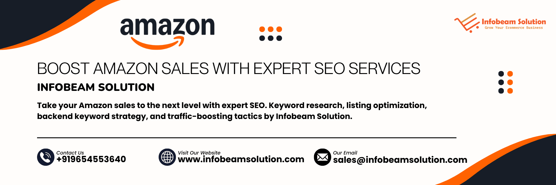 Boost Amazon Sales With Expert SEO Services, Infobeam Solution
