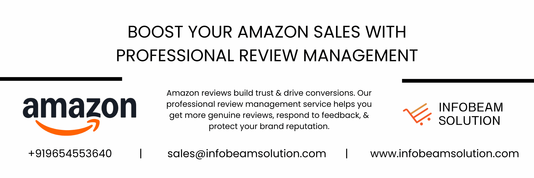 Boost Your Amazon Sales With Professional Review Management, Infobeam Solution
