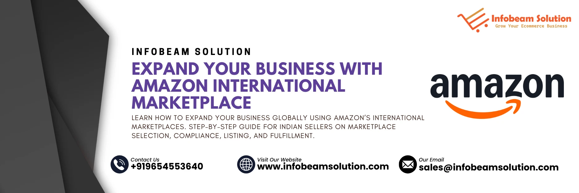 Expand Your Business With Amazon International Marketplace, Infobeam Solution