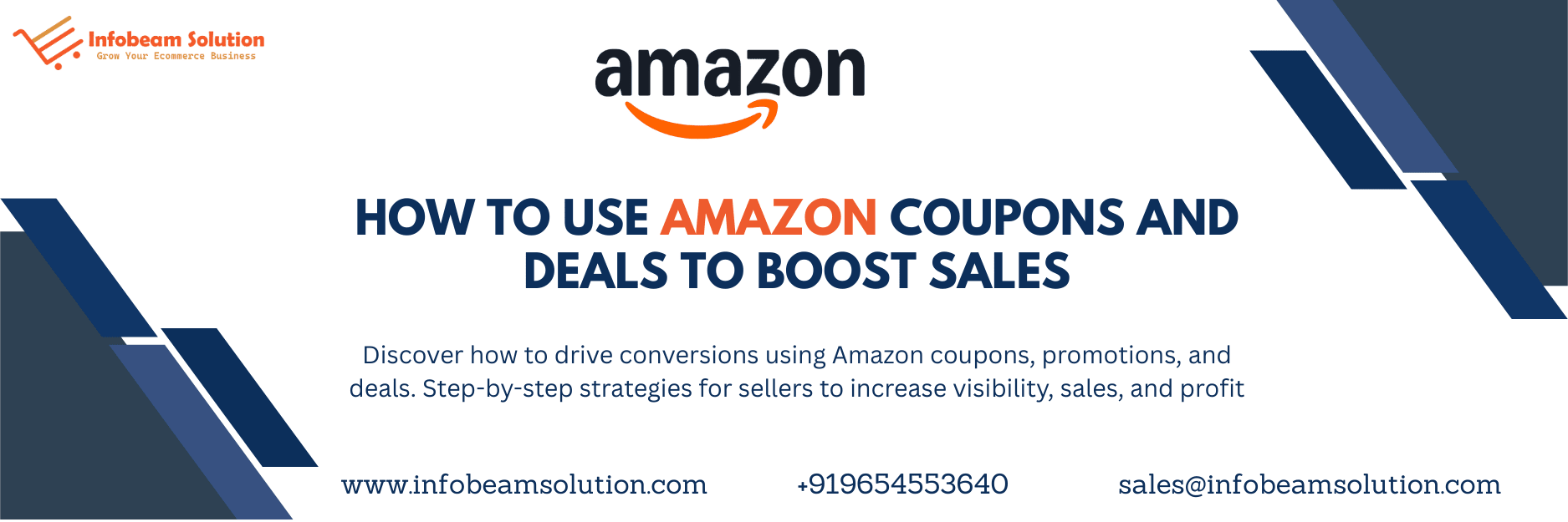 How To Use Amazon Coupons And Deals To Boost Sales, Infobeam Solution
