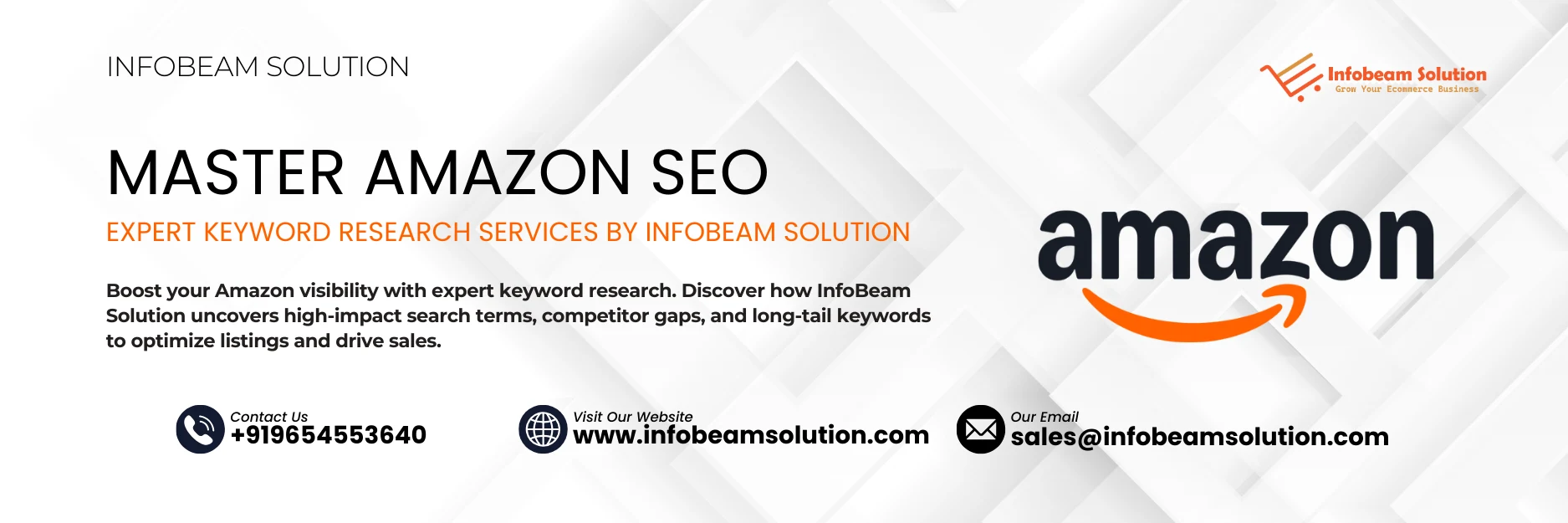 Master Amazon SEO, Infobeam Solution