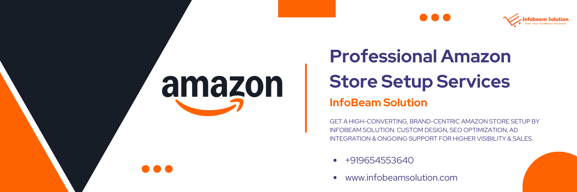 Professional Amazon Store Setup Services, Infobeam Solution