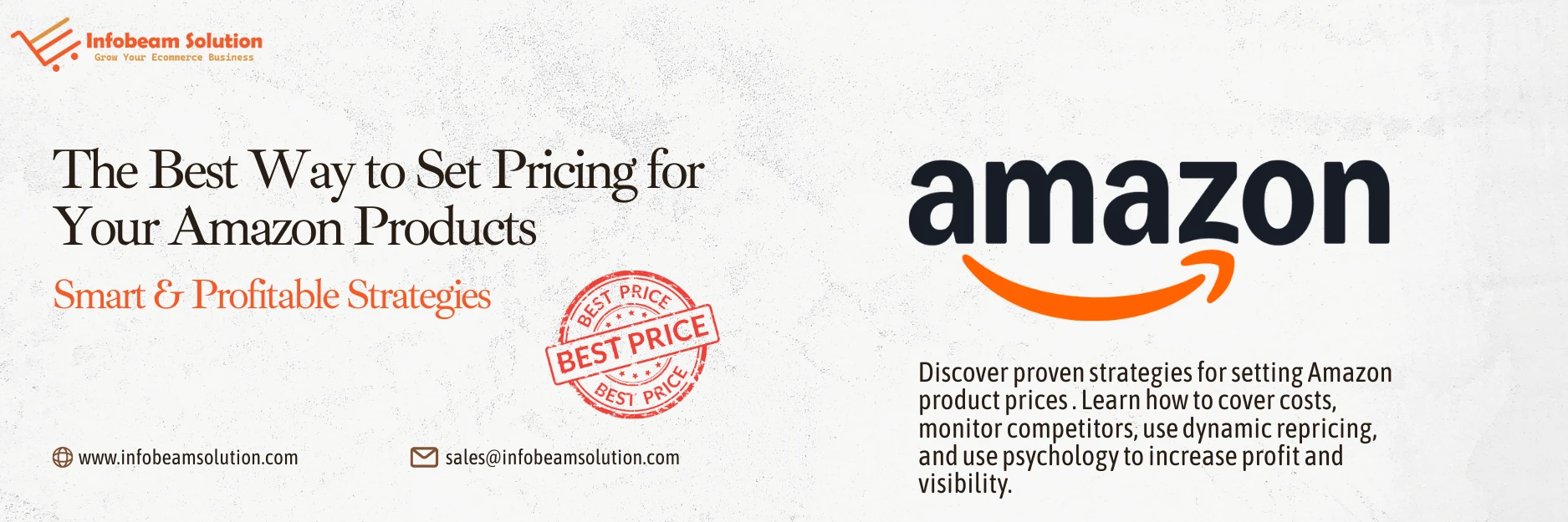 The Best Way To Set Pricing For Your Amazon Products, Infobeam Solution