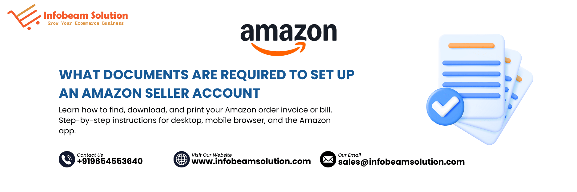 What Documents Are Required To Set Up An Amazon Seller Account, Infobeam Solution