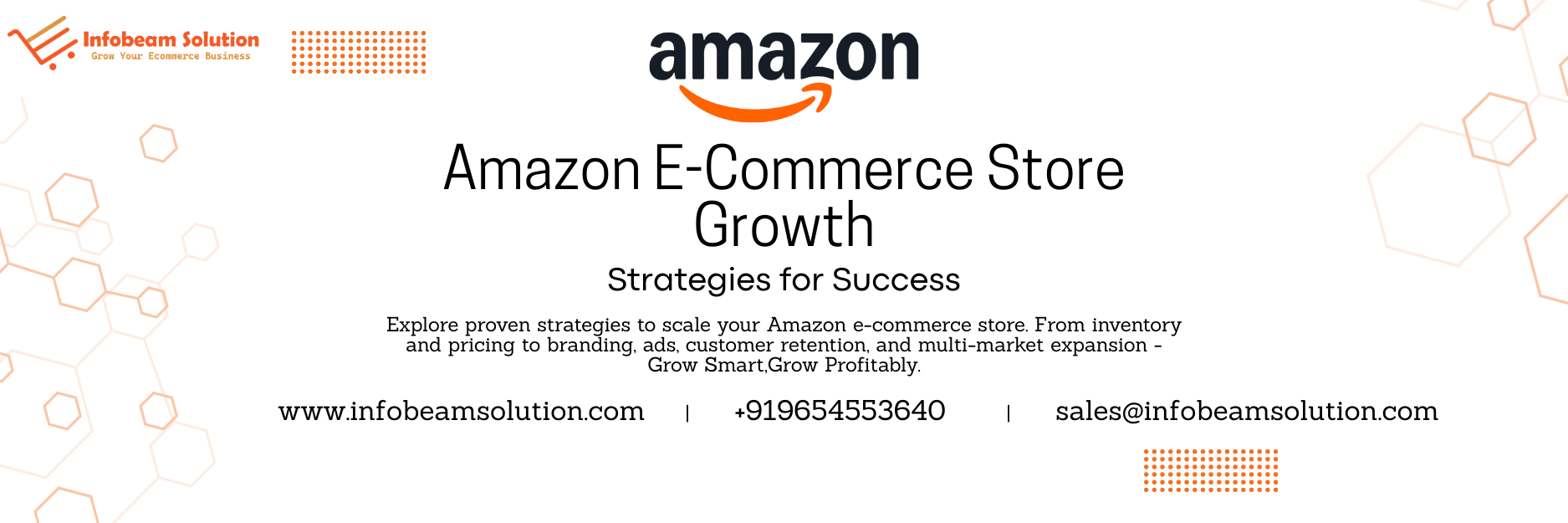 Amazon E Commerce Store Growth, Infobeam Solution
