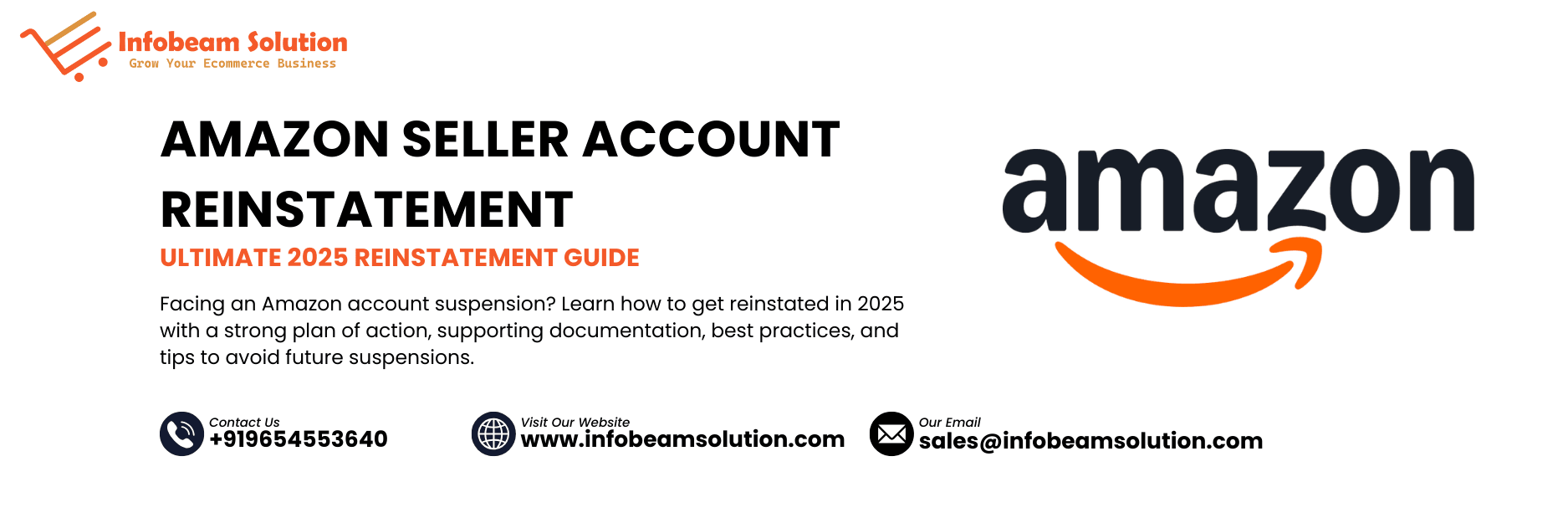 Amazon Seller Account Reinstatement, Infobeam Solution