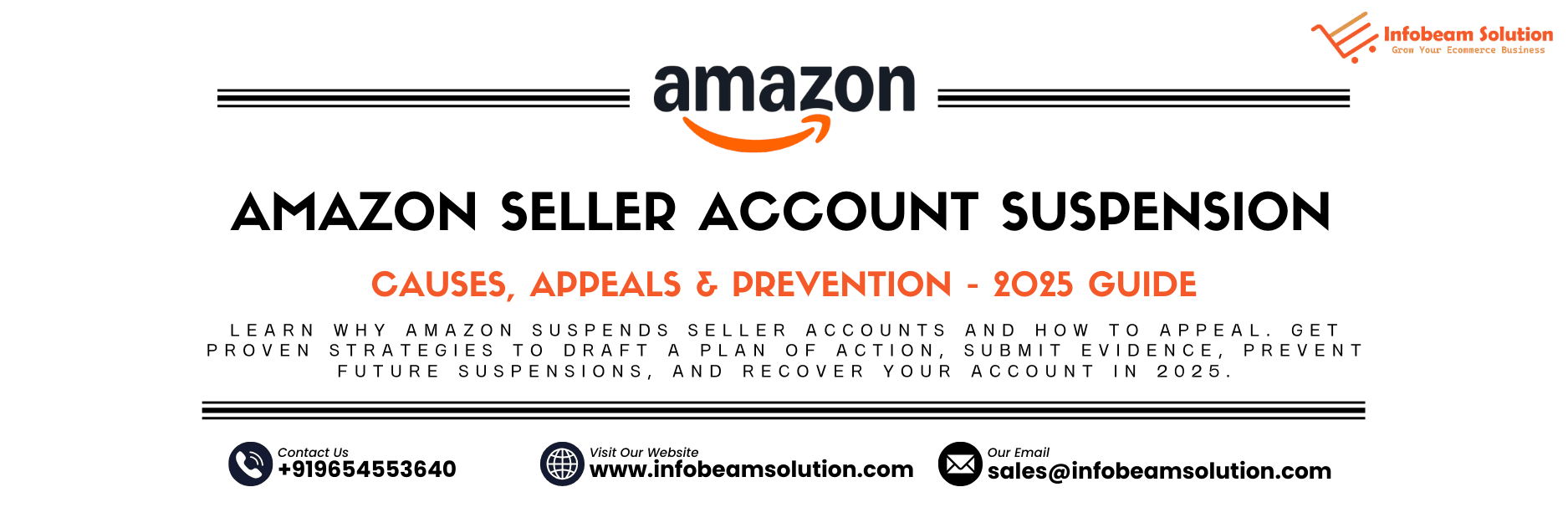 Amazon Seller Account Suspension, Infobeam Solution