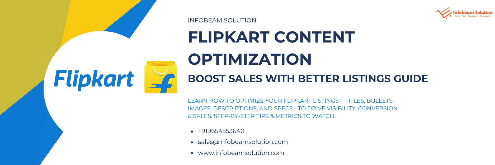 Flipkart Content Optimization, Infobeam Solution