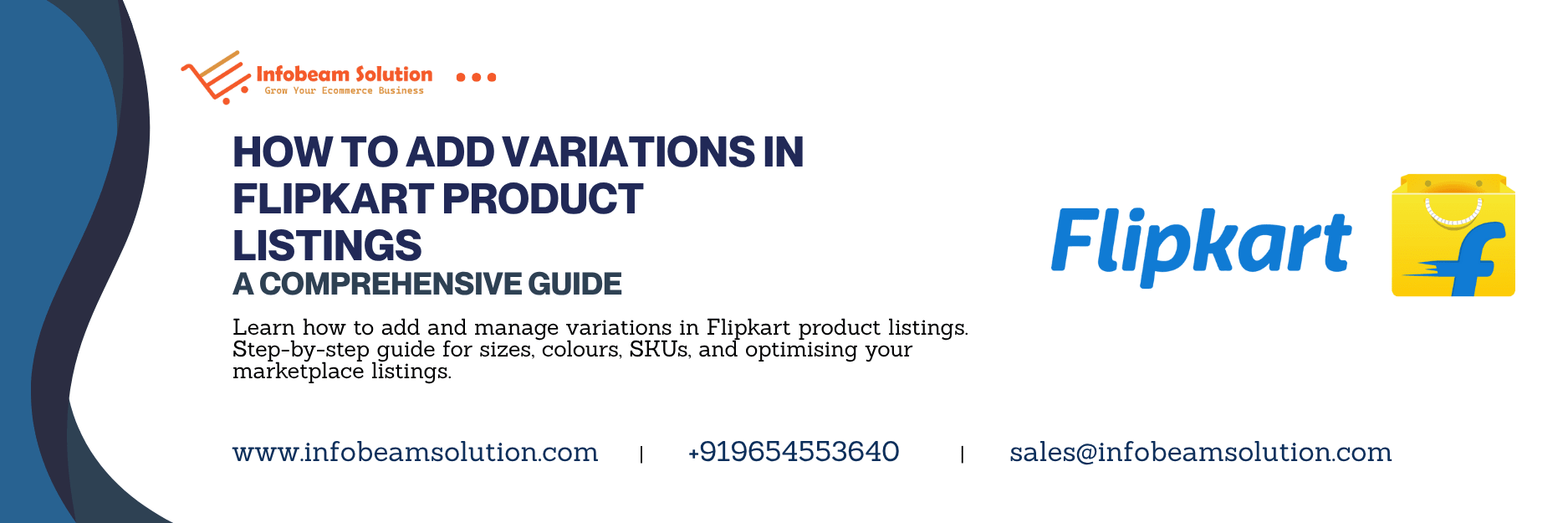 How To Add Variations In Flipkart Product Listings, Infobeam Solution