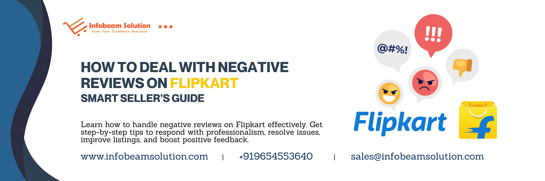 How To Deal With Negative Reviews On Flipkart, Infobeam Solution