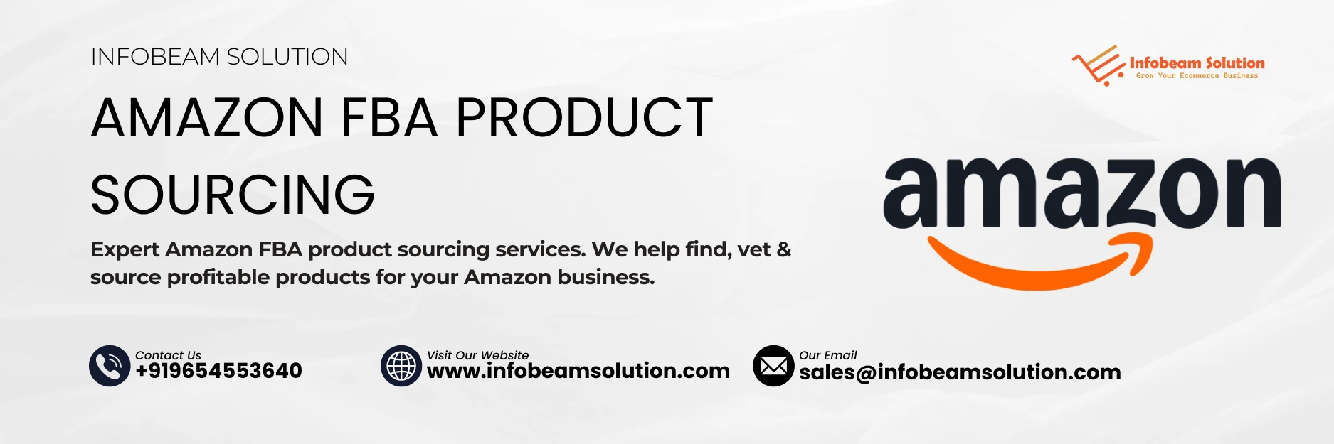 Amazon FBA Product Sourcing Services, Infobeam Solution