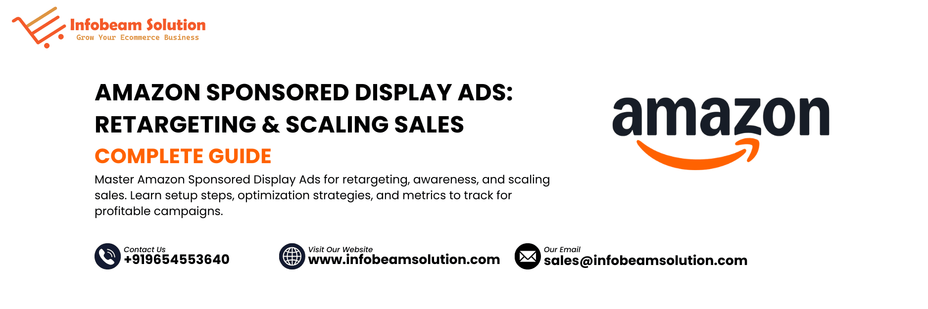 Amazon Sponsored Display Ads, Infobeam Solution
