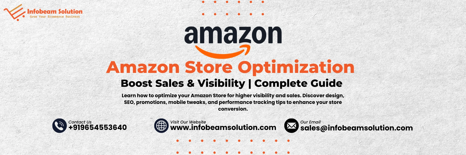 Amazon Store Optimization, Infobeam Solution