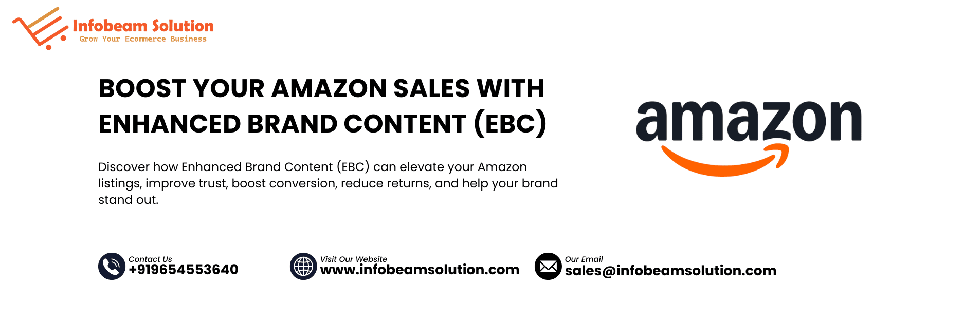 Boost Your Amazon Sales With Enhanced Brand Content EBC, Infobeam Solution
