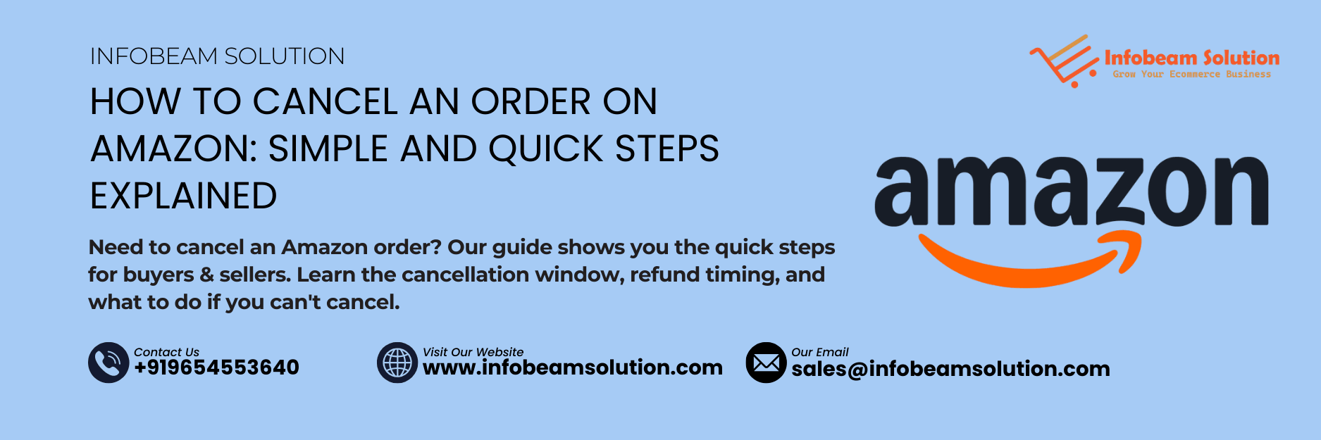 How To Cancel An Order On Amazon, Infobeam Solution