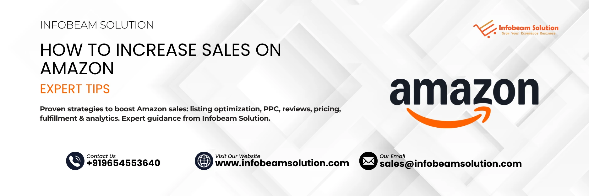How To Increase Sales On Amazon, Infobeam Solution