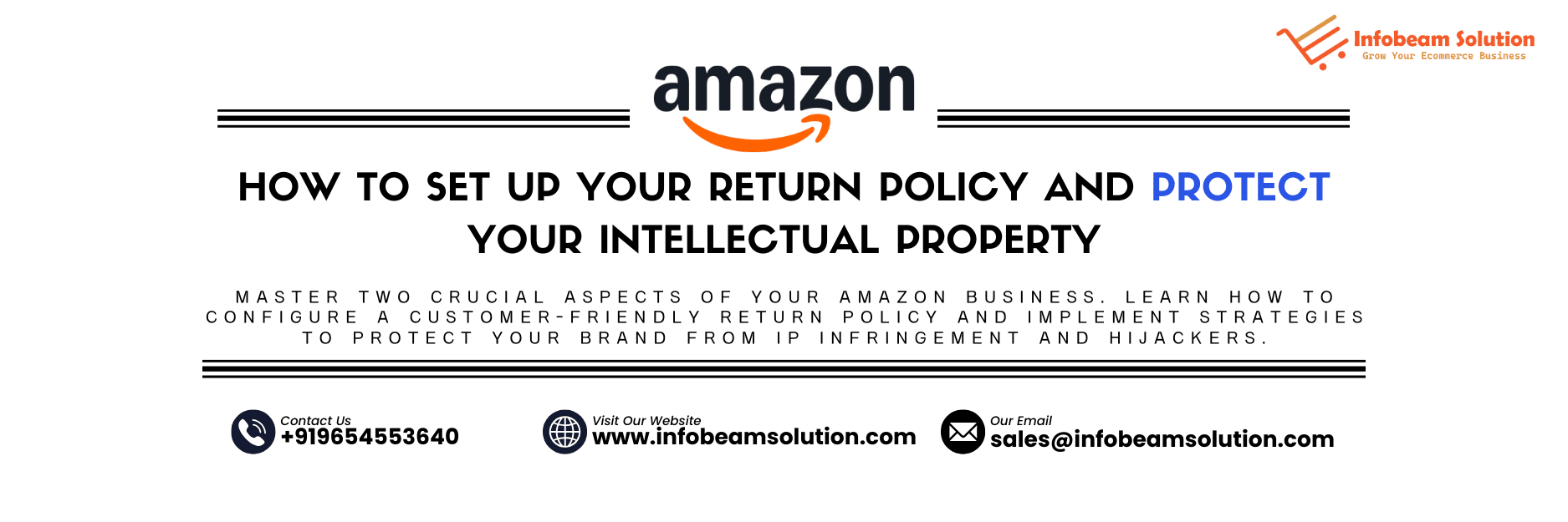How To Set Up Your Return Policy And Protect Your Intellectual Property, Infobeam Solution