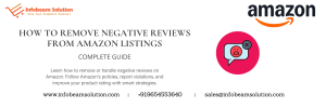 How to remove negative reviews from Amazon listings