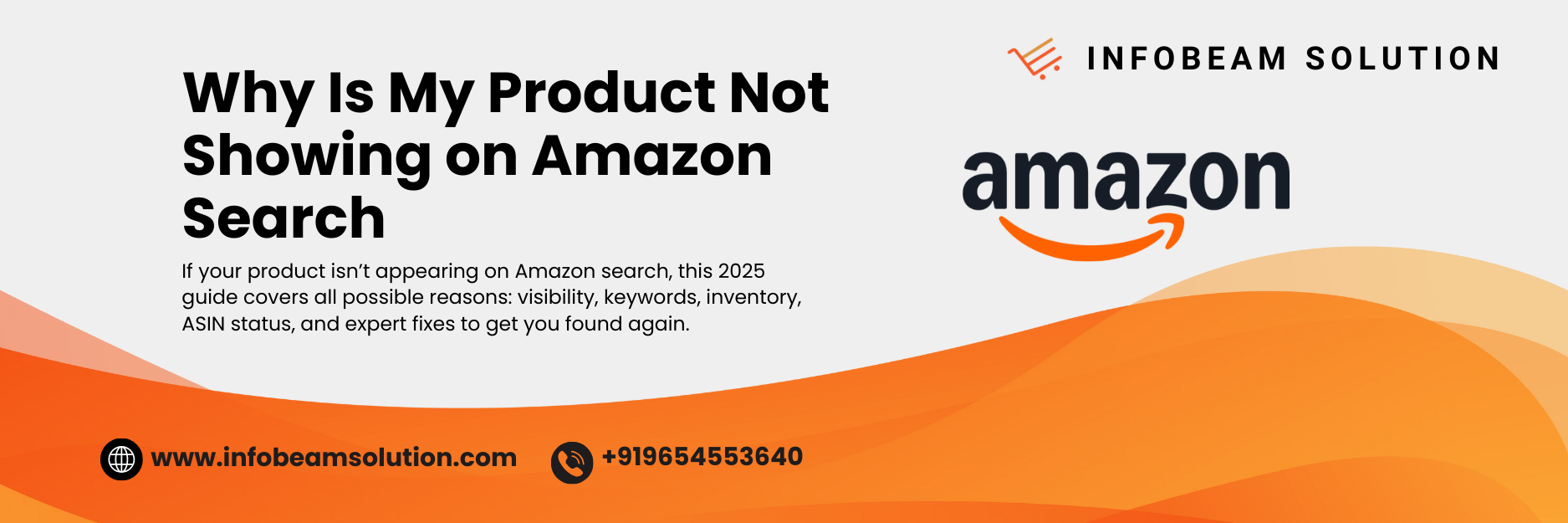 Why Is My Product Not Showing On Amazon Search, Infobeam Solution