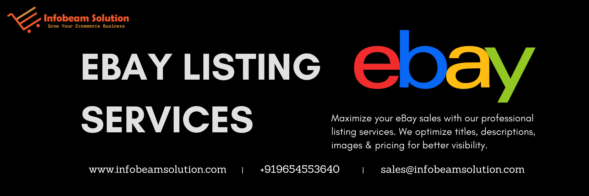 Ebay Listing Services, Infobeam Solution