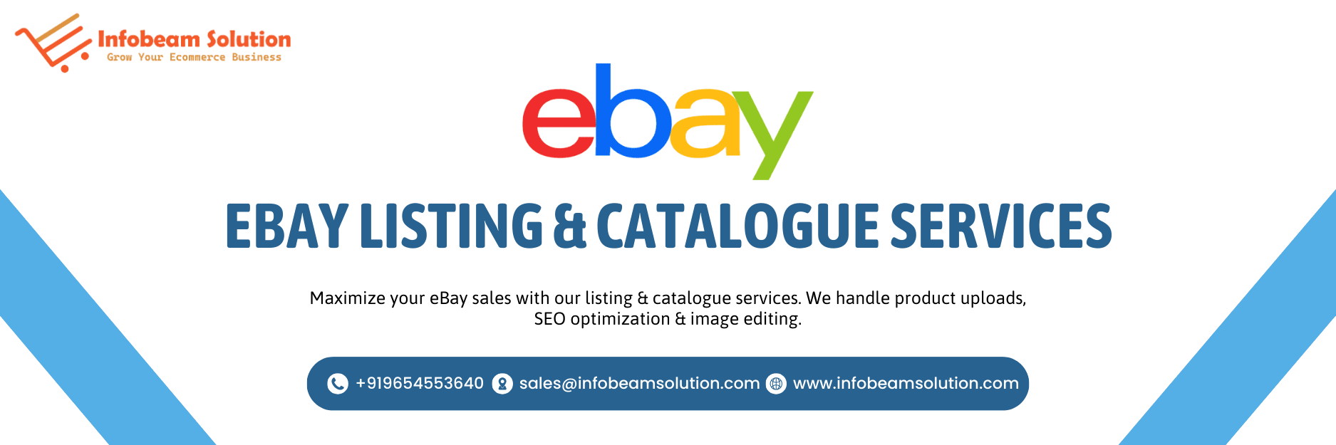 Ebay Listing And Catalogue Services, Infobeam Solution