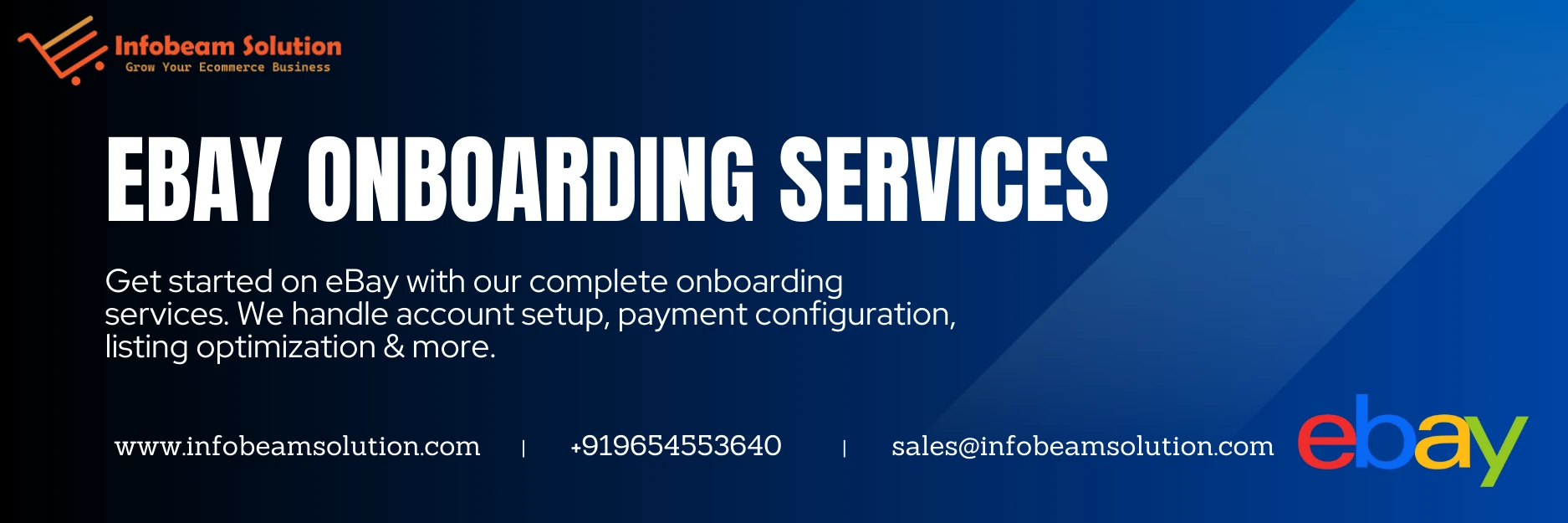 Ebay Onboarding Services, Infobeam Solution