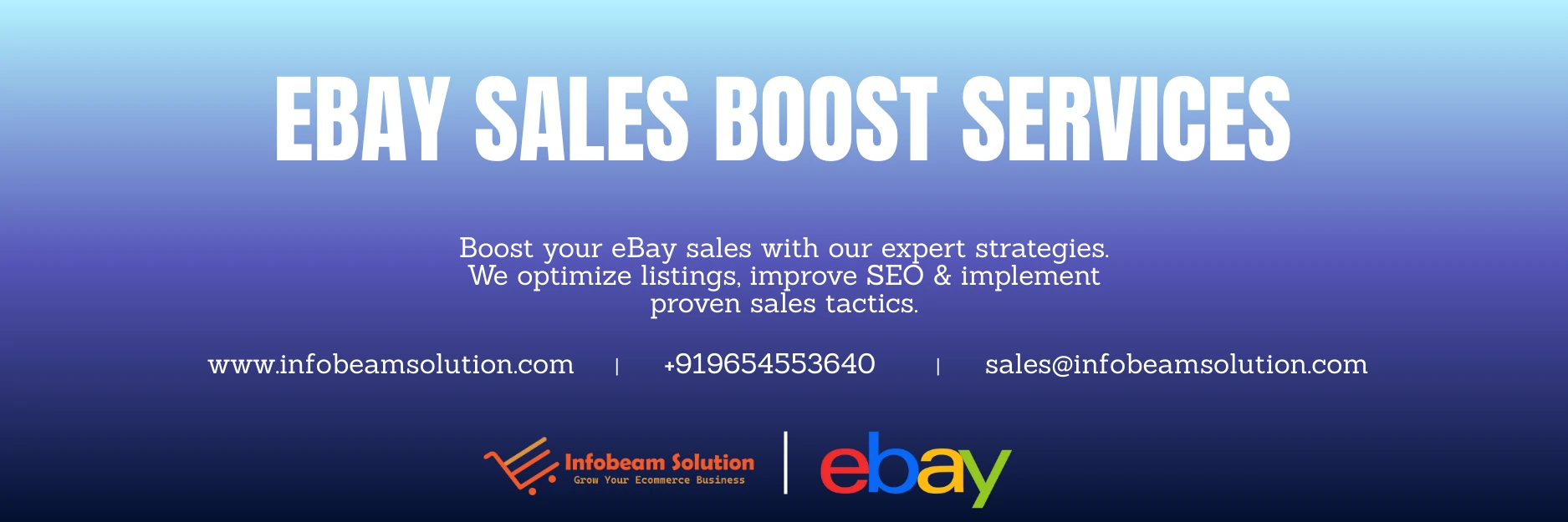 Ebay Sales Boost Services, Infobeam Solution
