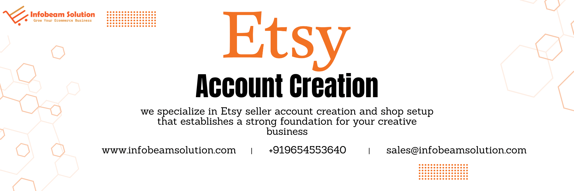 Etsy Account Creation, Infobeam Solution