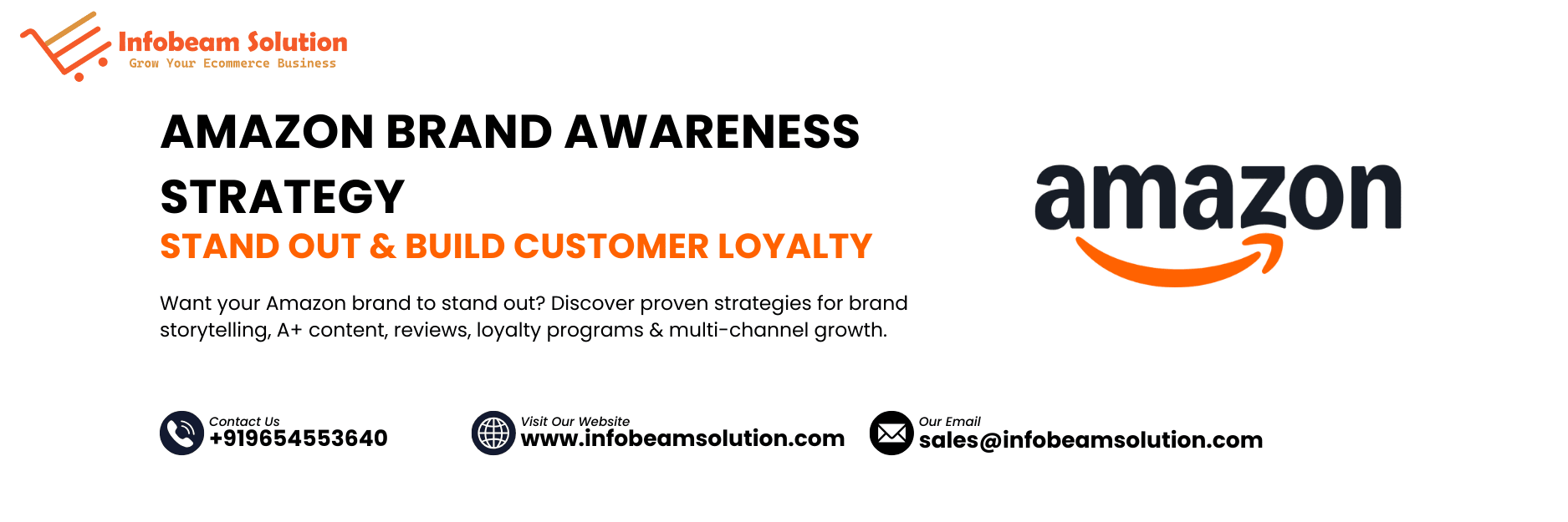 Amazon Brand Awareness Strategy Stand Out, Infobeam Solution