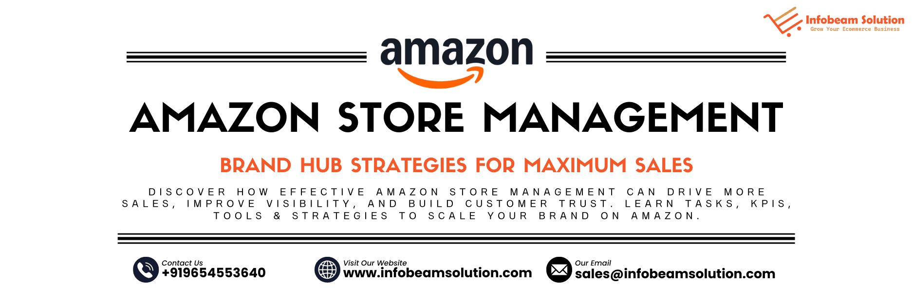 Amazon Store Management, Infobeam Solution