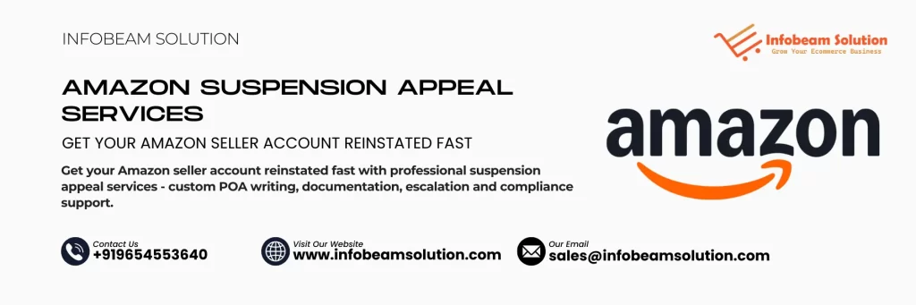 Amazon Suspension Appeal Services, Infobeam Solution