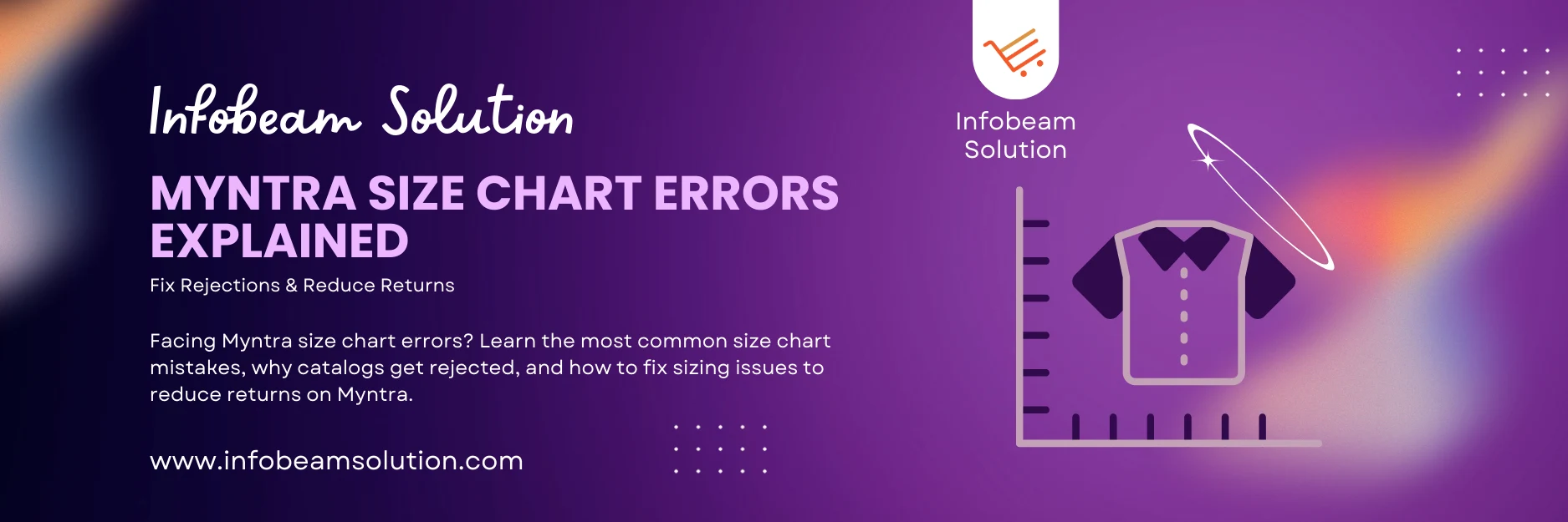 Myntra Size Chart Errors Explained, Infobeam Solution