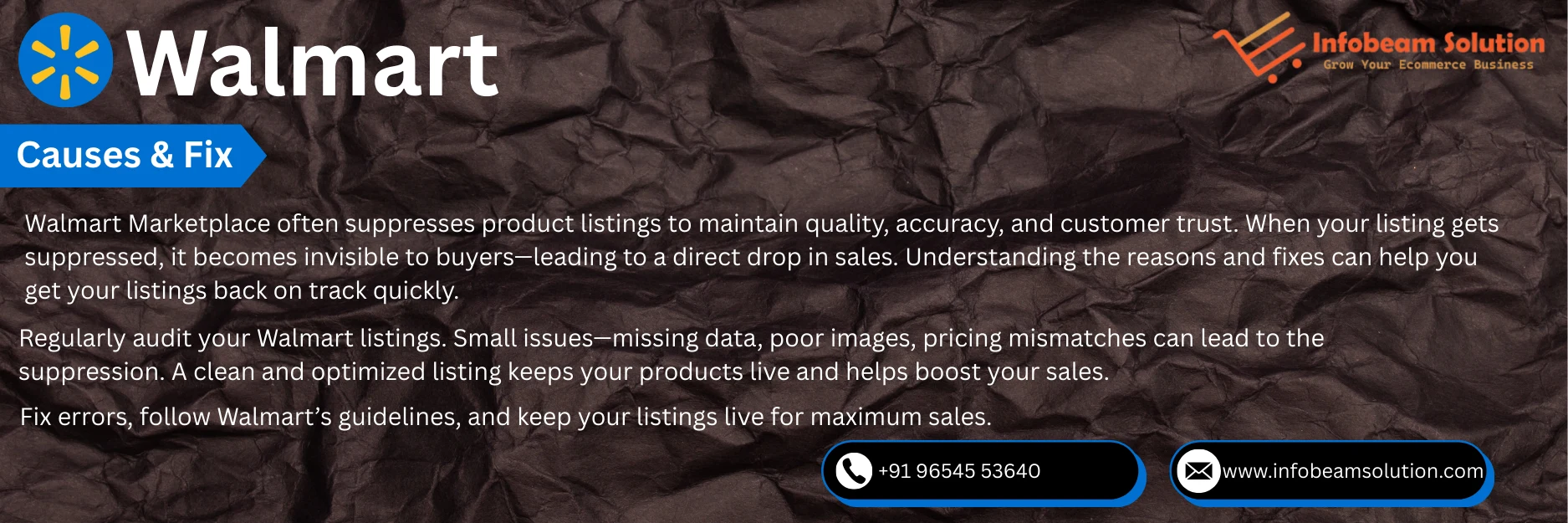 Walmart Listing Suppression Fix