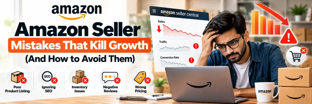 Amazon Seller Mistakes That Kill Growth (And How to Avoid Them)