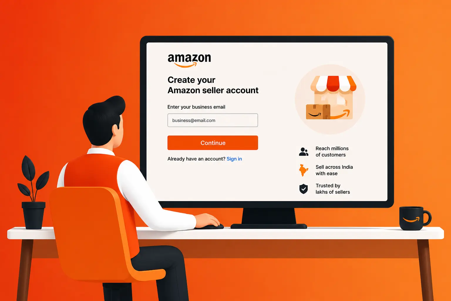 Amazon Seller Onboarding Account Setup, Infobeam Solution