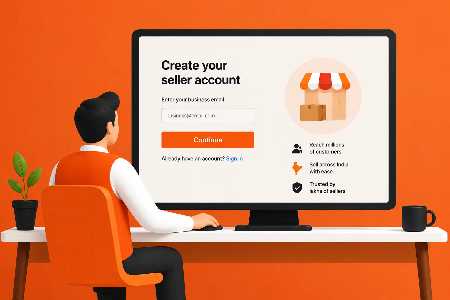 Seller Onboarding Account Setup, Infobeam Solution
